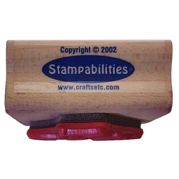 Its A Girl Rubber Stamp By Stampabilities - Picture 4 of 6
